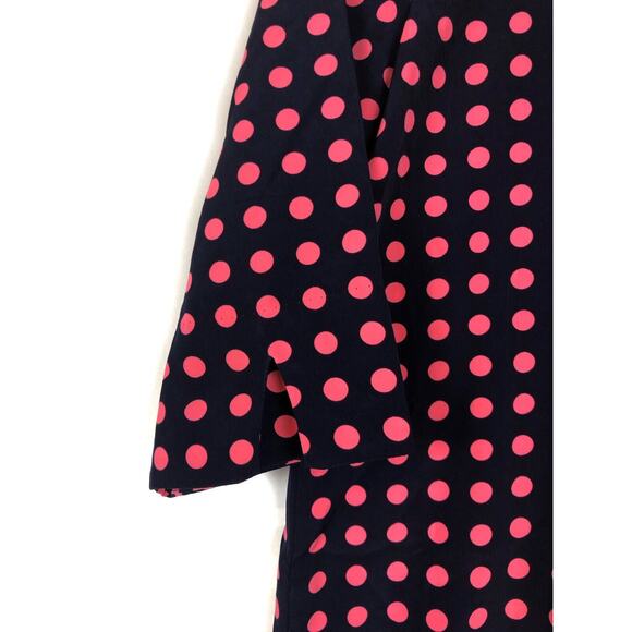 Gap Navy & Pink Polka Dot Vicki Shift Dress - Size Extra Small XS - Picture 6 of 9